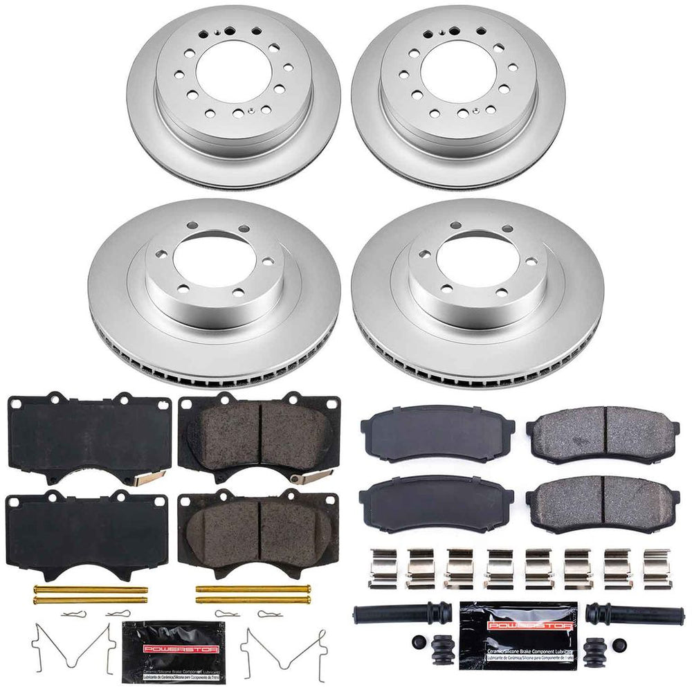 Power Stop Z23 COATED KIT W/ PC CALS CPC2422A-23