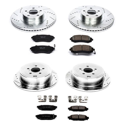 Power Stop Z23 COATED KIT W/ PC CALS CPC4077-23