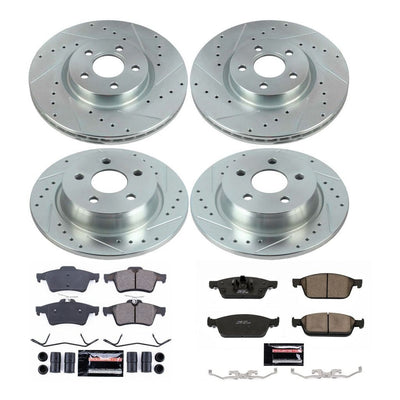Power Stop Z23 COATED KIT W/ AS CALS CPR8174-23