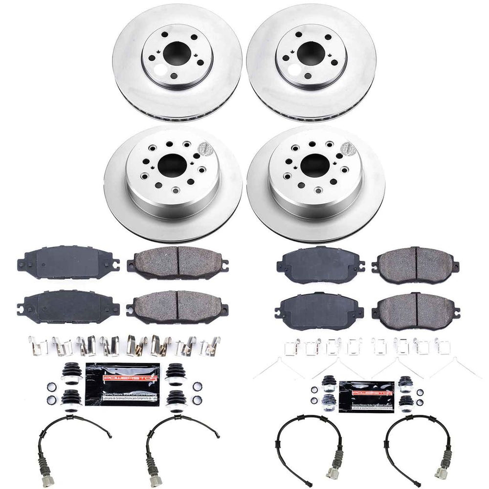 Power Stop Z23 COATED BRAKE KIT CPK4335-23