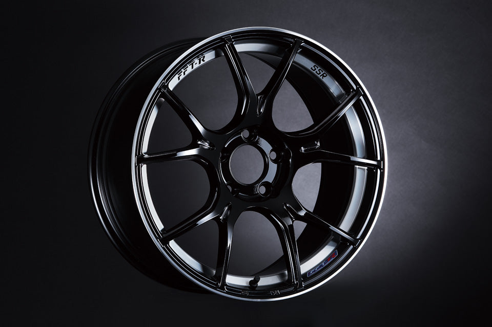 SSR GTV06 17x7.0 +42 4x100 GLOSS BLACK WHEEL