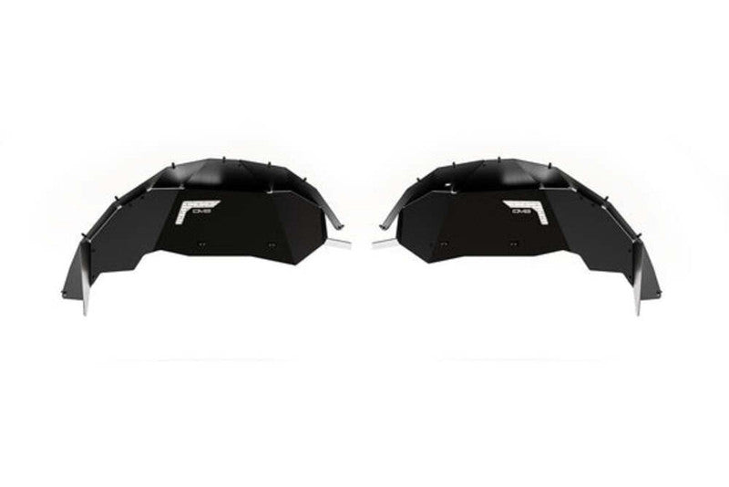 DV8 21-25 Ford Bronco Rear Aluminum Inner Fenders - Black