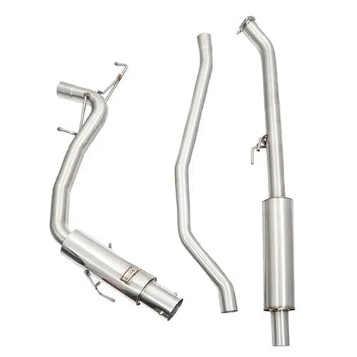 Single Exit Cat-Back Exhaust System T-304 Stainless Steel