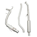 Single Exit Cat-Back Exhaust System T-304 Stainless Steel