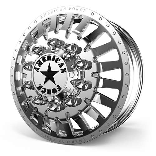 American Force DOOM SFD 24X8.25 10X225 POLISH DRW KIT AFDEH91225-1-21
