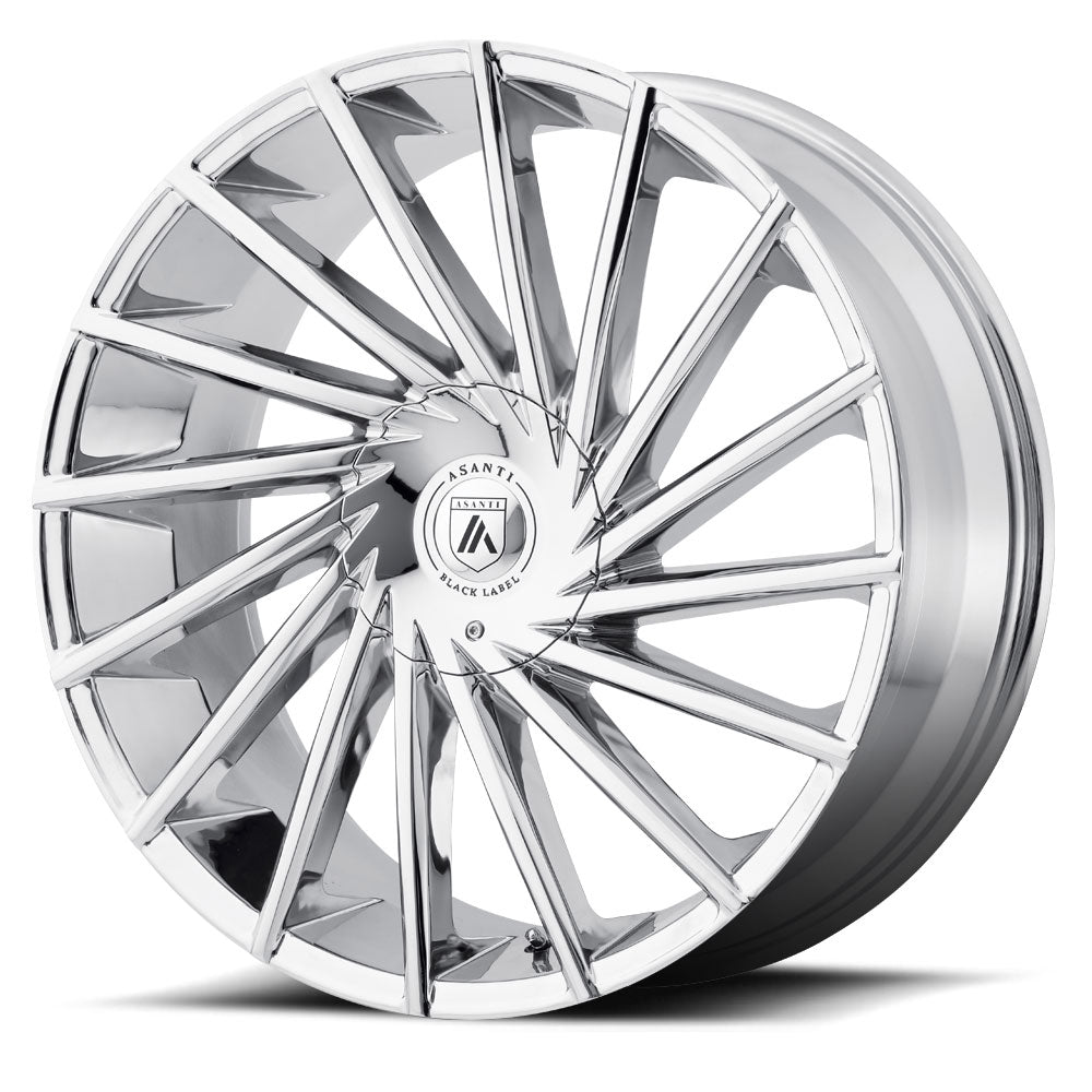 Asanti Black AB018 26X10 5X5 CHROME 15MM ABL18-26105015CH