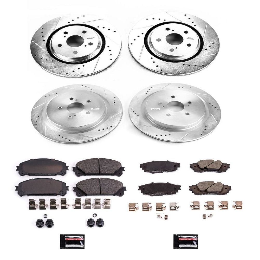 Power Stop Z23 COATED BRAKE KIT CPK7606-23