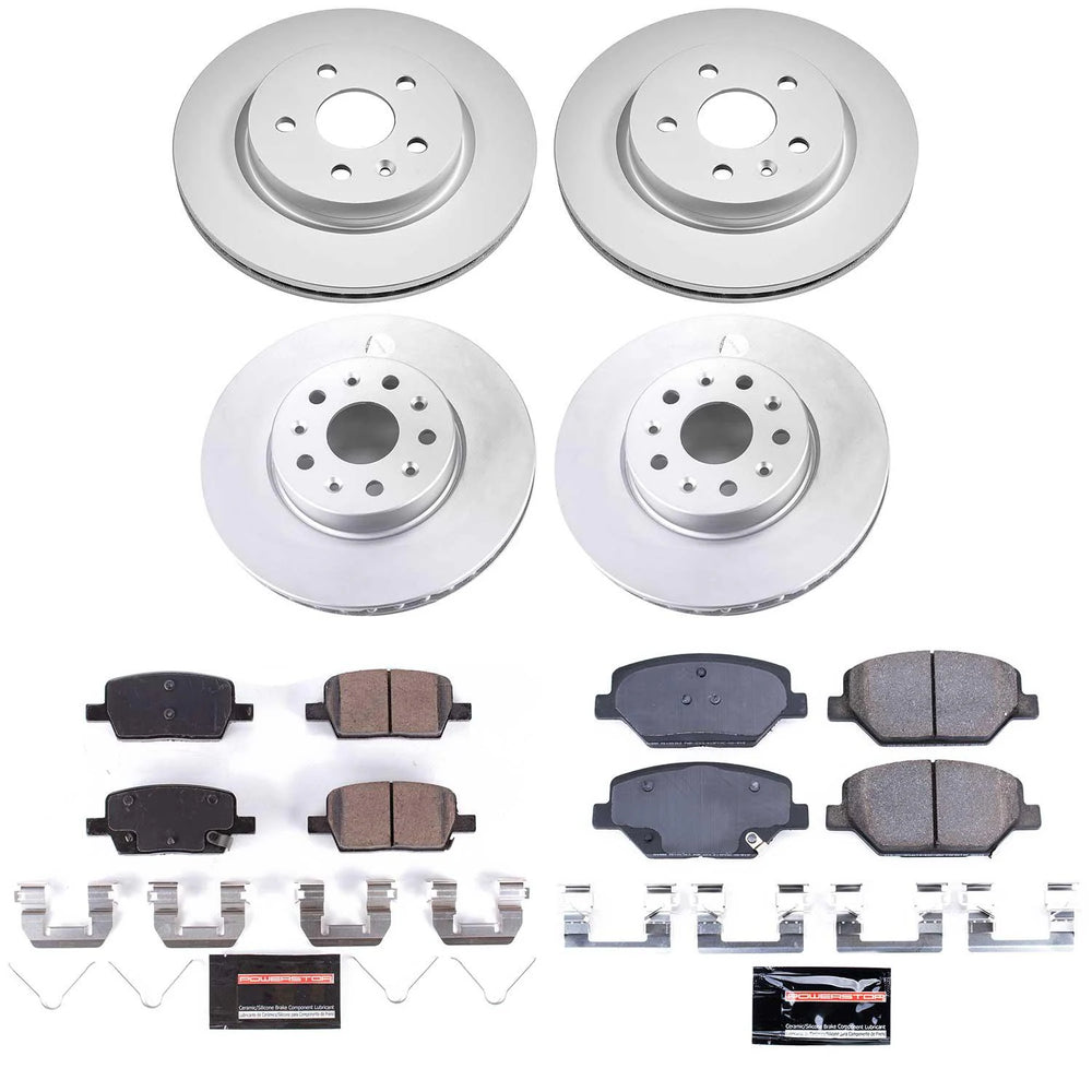 Power Stop Z23 COATED BRAKE KIT CPK7296-23