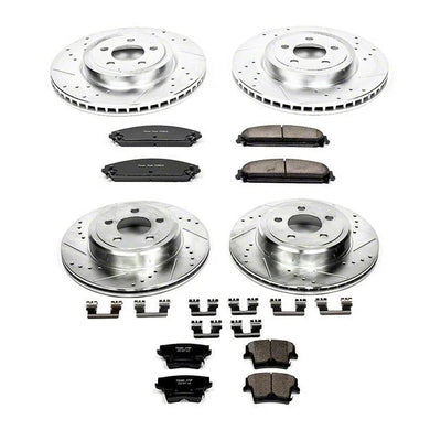 Power Stop Z23 COATED KIT W/ PC CALS CPC2302-23