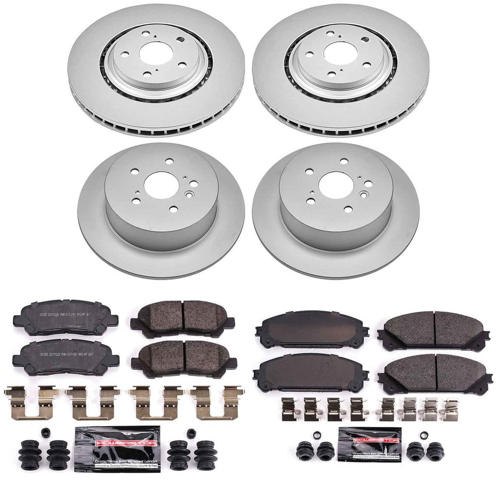 Power Stop Z23 COATED BRAKE KIT CPK4129-23