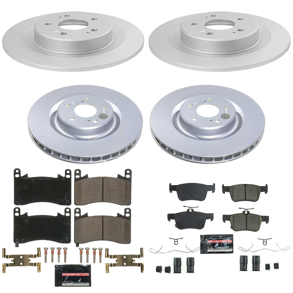 Power Stop Z23 COATED BRAKE KIT CPK8945-23
