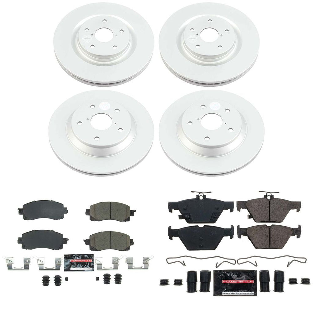 Power Stop Z23 COATED BRAKE KIT CPK8521-23