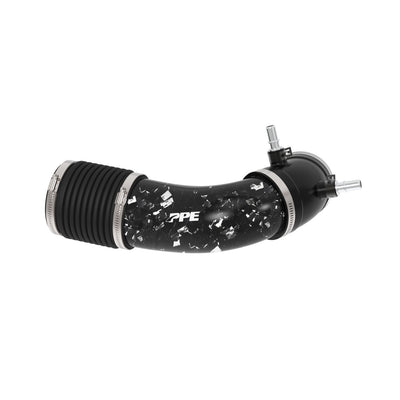 PPE Zilla Air Cleaner Outlet Tube Kit - Ford 7.3L Gas 2023-2026 - Forged Carbon 315020470