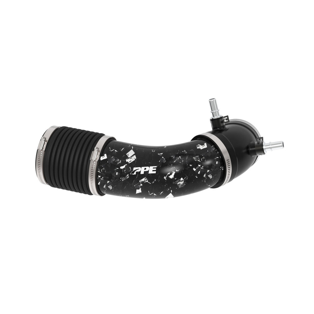 PPE Zilla Air Cleaner Outlet Tube Kit - Ford 7.3L Gas 2023-2026 - Forged Carbon 315020470
