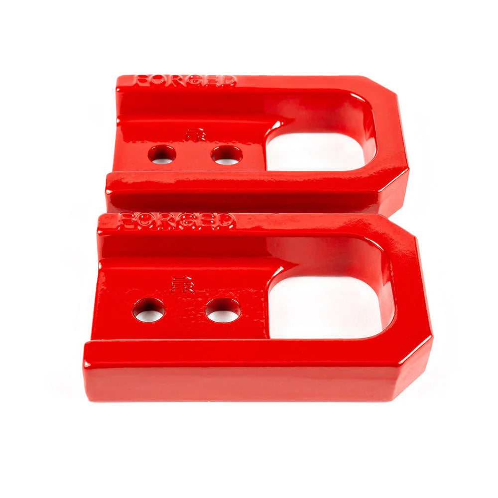 Steel Trail Hook with Red Powder Coat Finish