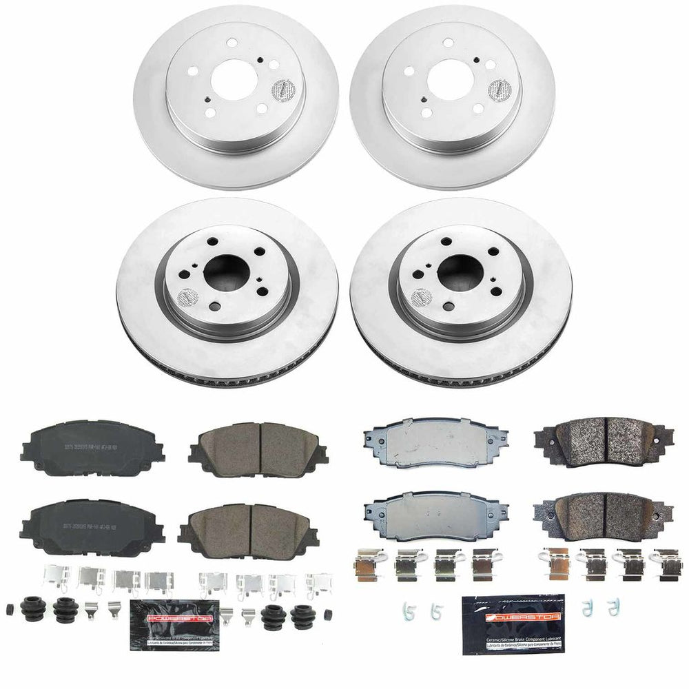 Power Stop Z23 COATED BRAKE KIT CPK9276-23