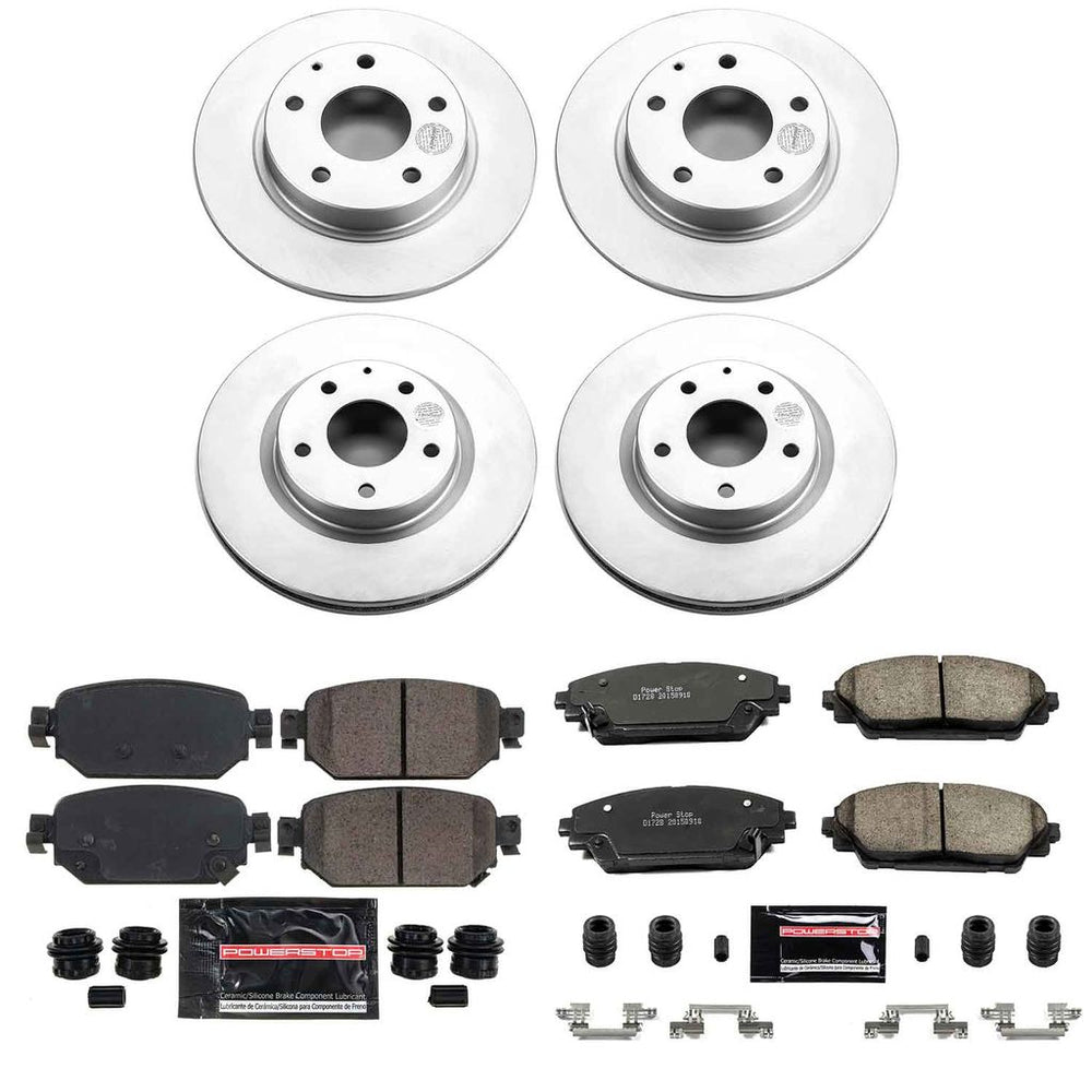 Power Stop Z23 COATED BRAKE KIT CPK8282-23