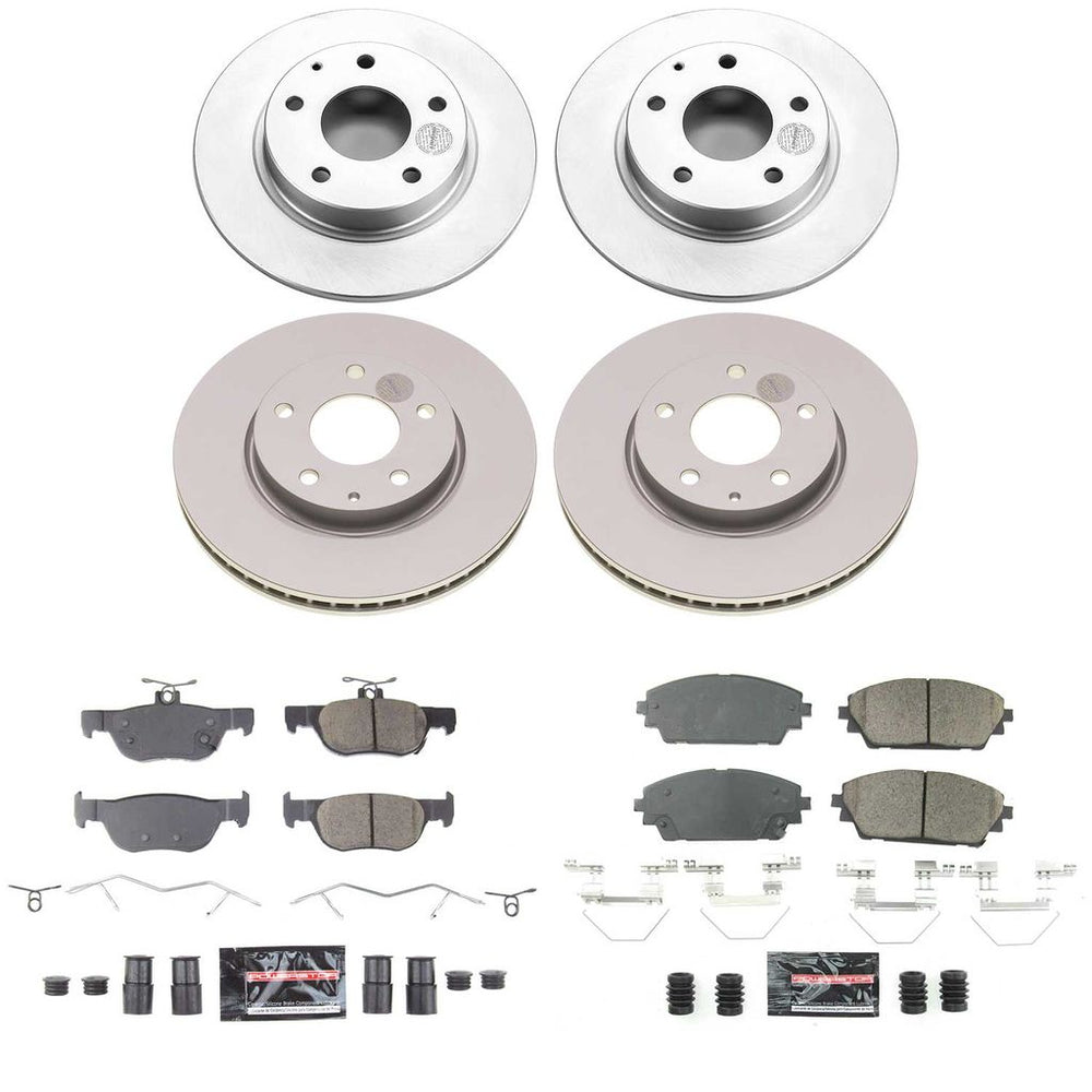 Power Stop Z23 COATED BRAKE KIT CPK8814-23