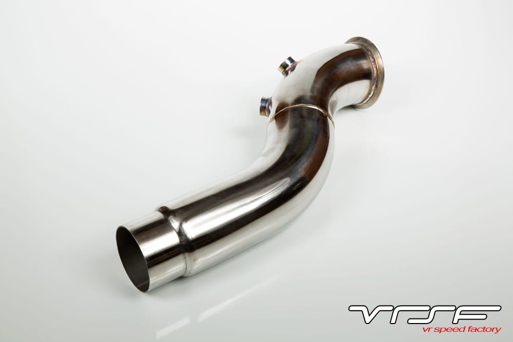 N55 3.5-Inch Stainless Steel Catless Downpipe