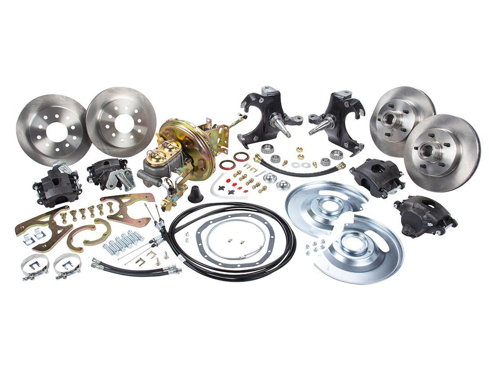 Front and Rear Disc Brake Kit, 13-Inch Front, 12-Inch Rear