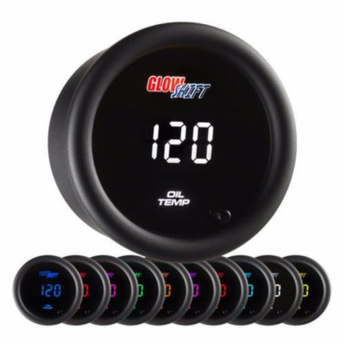 10 Color Digital Oil Temperature Gauge