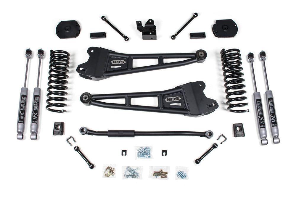 3-Inch Lift Kit w/ Progressive Coil Springs & Tubular Radius Arms