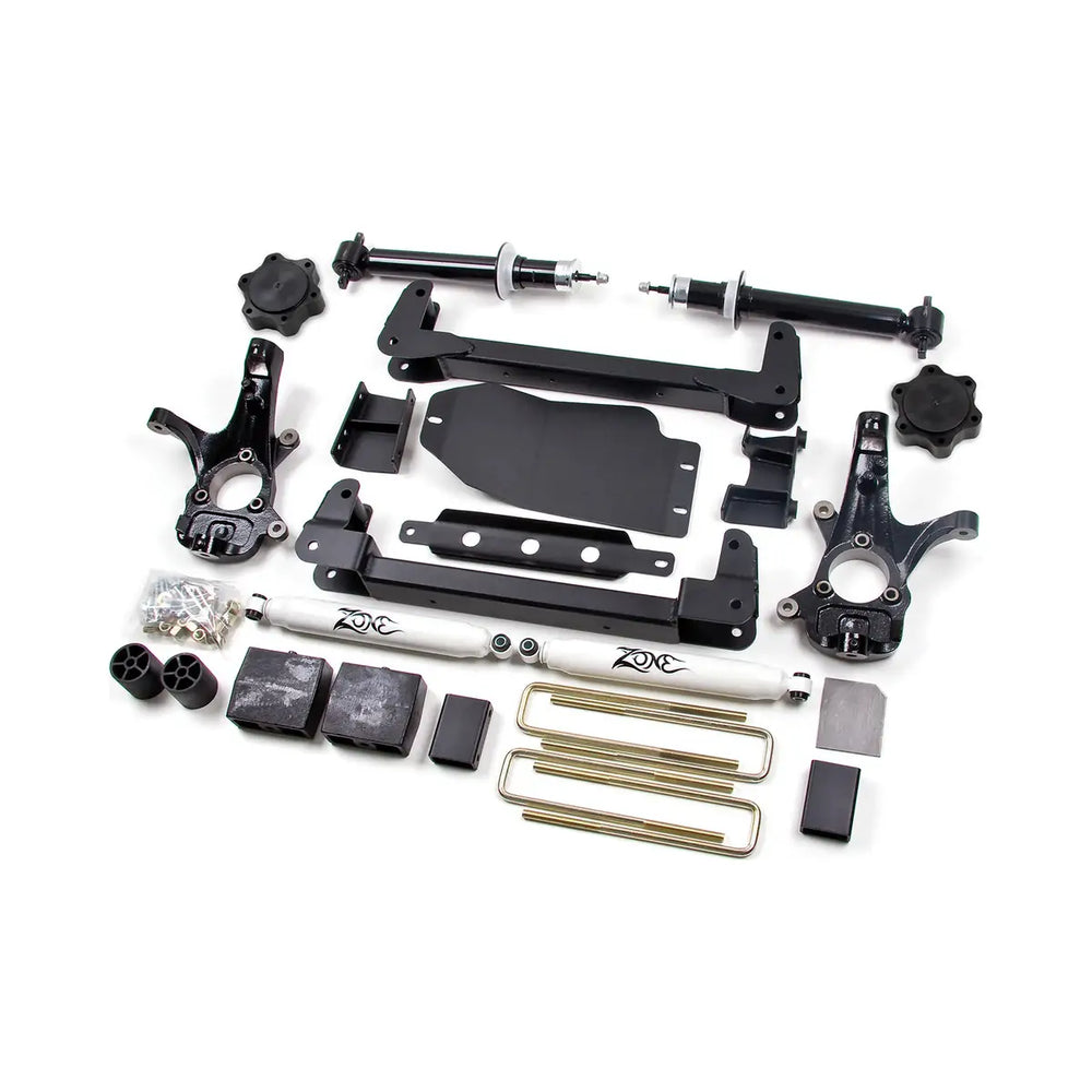 Premium Silver Lift Kit with Front and Rear Shocks