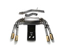 Valvetronic Exhaust System 3-Inch 3.5-Inch Gold Tips