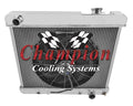 4-Row All-Aluminum Radiator w/ Transmission Cooler