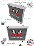 4-Row All-Aluminum Radiator w/ Transmission Cooler