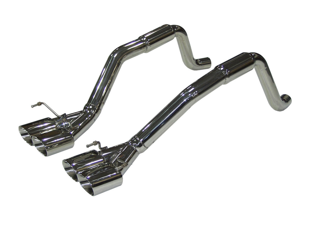 Axle-Back Exhaust System, 2.5-Inch Mandrel-Bent Stainless