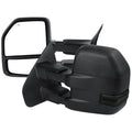 TOWING MIRRORS BLACK TEXTURE- SMOKE SIGNAL- POWER HEATED