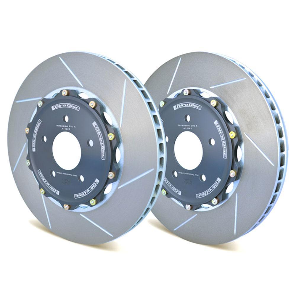 GiroDisc Mitsubishi Lancer Evo X Slotted Front Rotors