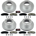 Power Stop 13-22 Ford F-350 Super Duty Front & Rear Z17 Coated Brake Kit
