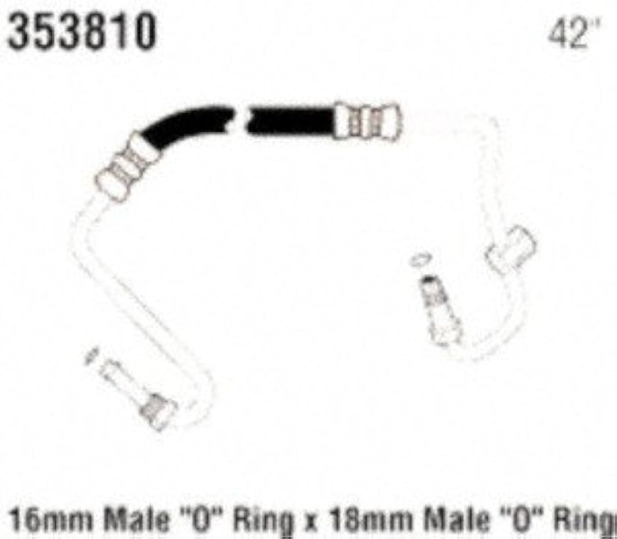 Gates Power Steering Pressure Line Hose Assembly