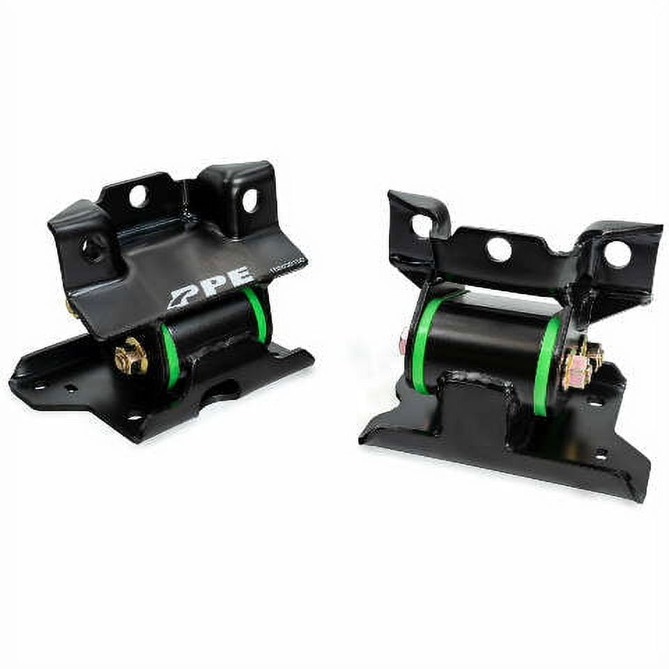 Engine Mount Kit with High-Performance Silicone Bushings - 01-10 GM 6.6L Duramax - 50 Hardness