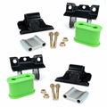 Engine Mount Kit with High-Performance Silicone Bushings - 01-10 GM 6.6L Duramax - 50 Hardness