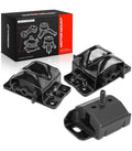 Engine Mount Kit with High-Performance Silicone Bushings - 01-10 GM 6.6L Duramax - 50 Hardness
