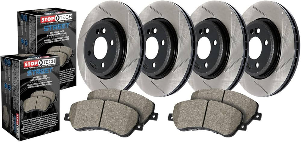 Street Axle Pack, Slotted, 4 Wheel