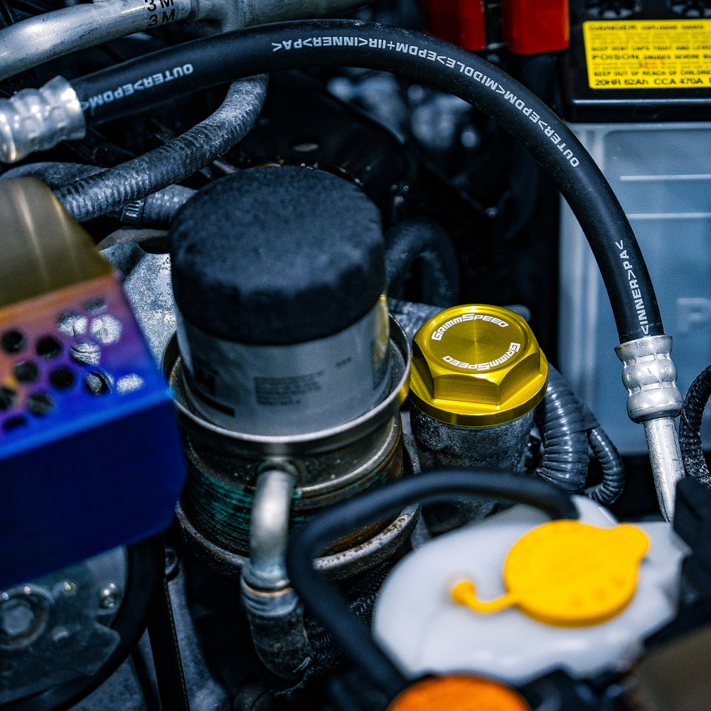 Grimmspeed Bolt Oil Cap Kit - Gold