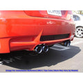Megan Axle Back Exhaust BMW M3 E92 2008-2013 (Do not fit E93 M3 Convertible) Black Chrome Tips