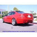 Megan Axle Back Exhaust BMW M3 E92 2008-2013 (Do not fit E93 M3 Convertible) Black Chrome Tips