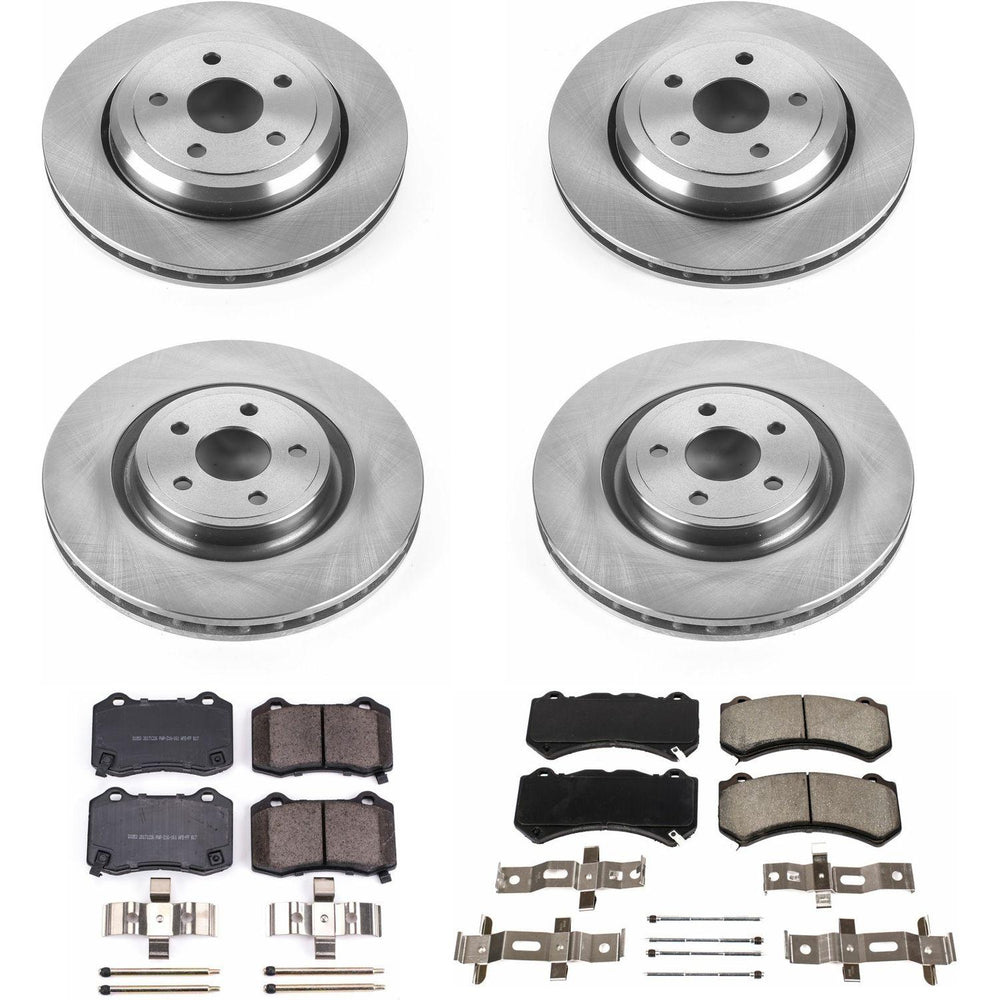 Power Stop 12-17 Jeep Grand Cherokee Front & Rear Autospecialty Brake Kit