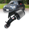 HPS Performance Performance Cold Air Intake Kit 2006 Mini Cooper S 1.6L Supercharged with Manual Trans. Includes Heat Shield Black