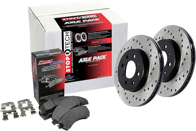 Street Axle Pack - Drilled; Front