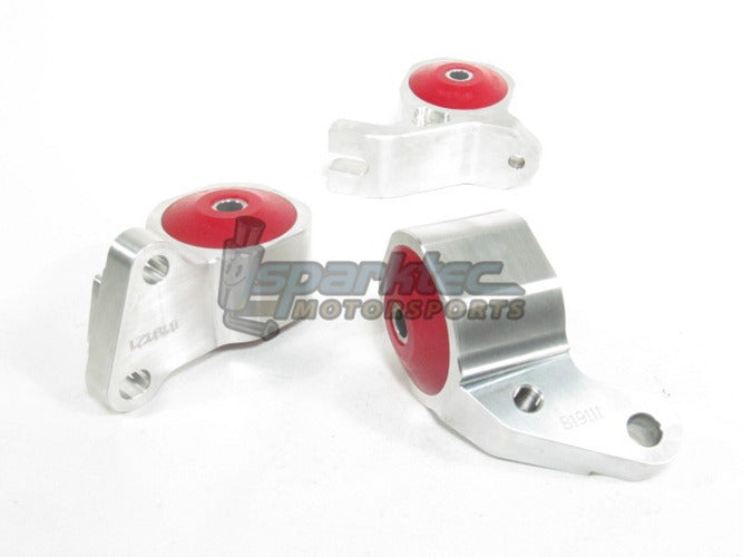 88-91 Civic/CRX Billet Replacement Mount Kit D-Series Cable Solid Billet No Bushings Innovative Mounts
