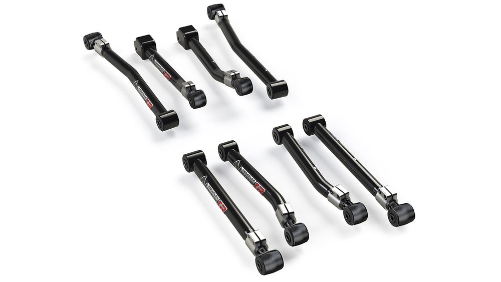 0718 JEEP WRANGLER JK ALPINE IR CONTROL ARM KIT8ARM ADJUSTABLE (24IN LIFT)