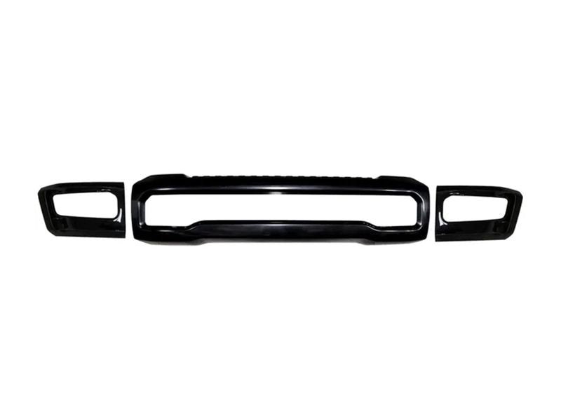 GLOSS BLACK FRONT BUMPER OVERLAY (N