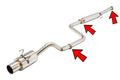 APEXi N1 Exhaust Honda Civic Hatchback DX / Si (EG) 92-95