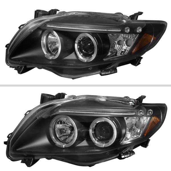 HALO PROJECTOR HEADLIGHT BLACK HOUS